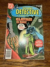 Detective Comics- Batman #478 Clayface is Back Aug 1978 picture