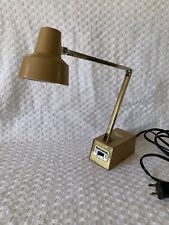 TENSOR Model Brown Gold Tone Desk Lamp  Vintage MCM 1960's Folding Accent Light picture