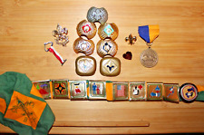 Boy Scouts of America BSA HUGE collectors lot Slides Pins More picture