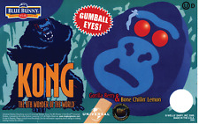 2006 Blue Bunny King Kone Gorilla Face Bar Ice Cream Truck Sticker Decal 8