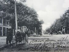Monticello Sullivan County NY Postcard Main Street Businesses Horse Buggy 1907 picture
