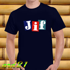 New JIF Peanut Butter spread Logo T-Shirt Many Color Size S to 5XL picture