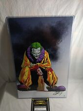The Joker By Signed Clayton Henry With COA... 11 × 17 Print. picture