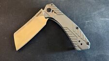Kershaw 3445 Static Knife Cleaver, Ball Bearing Pivot, Gray - Excellent picture