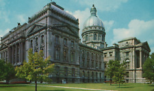 Indiana State Capital House Indianapolis Indiana Chrome Vintage Post Card picture