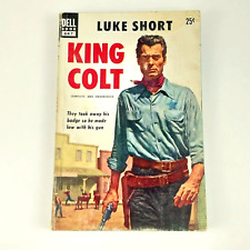 Vintage 1937 Dell 647 King Colt Western Paperback Book by Luke Short - RARE picture