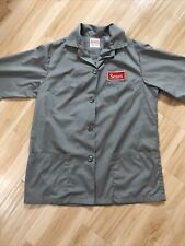 Vintage SEARS Employee Mechanic Uniform Gray Shirt W/  PATCH Embroidered RARE ⭐️ picture