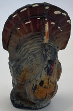 Vintage Small Turkey Candle Thanksgiving Decor picture