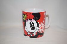 Extra Large Disney Galerie Minnie Mouse  Red Winter Snowflake Mug Cup picture