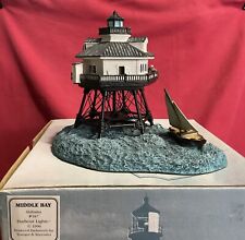 HARBOUR LIGHTS “MIDDLE BAY ALABAMA” #187 WITH OWN BOX AND COA  1996 picture