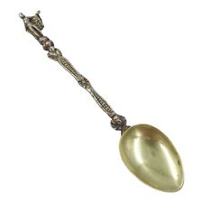 Vintage Marked Italy Souvenir Spoon Figural Woman Goddess Handle picture