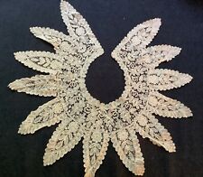 Lovely Large Antique Lace Collar Excellent Condition picture