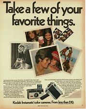 1970 KODAK Instamatic 134 pocket camera M24 Movie camera Vintage Print Ad 1 picture