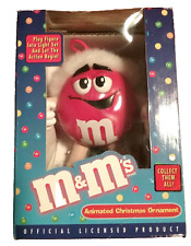 Vintage Telco Red M&M Animated Large Ornament Christmas Holiday New In Box picture
