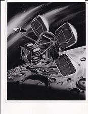 1964 ORIGINAL NASA photo Artist Concept Lunar Orbiter Spacecraft picture