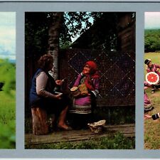 1975 Khabarovsk, Soviet Union Asian Native Village Dance Postcard USSR Russia 3R picture