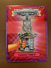 2021 Topps Chrome Garbage Pail Kids AN1a Trophy Trey Purple Wave Refractor /250 picture
