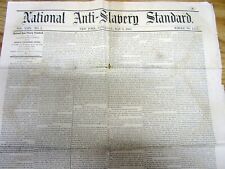 1868 NATIONAL ANTI-SLAVERY STANDARD newspaper PRESIDENT ANDREW JOHNSON IMPEACHED picture