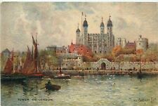 Postcard UK London Paint Texture Tower Oilette #3584 23-3069 picture