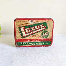 Vintage MARS Manuel Luxol Ointment Copal Tooth Powder Advertising Tin Box T923 picture