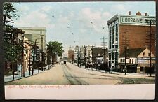 Postcard Schenectady NY - c1900s Upper State Street Businesses picture