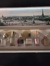 VTG Miniature Perfume Bottles Set in Box Les Meilleurs Parfums de Paris picture