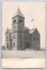 Postcard Ashland, WI  Wisconsin Post Office Wisconsin posted 1913 A101 picture