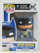 Heroes Funko Pop - Retro Batman - Super Heroes - No. 01 - Free Protector picture