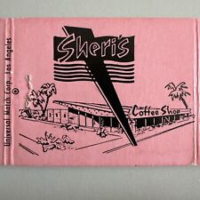 Vintage 1950s Sheri’s Coffee Shop Inglewood CA Midcentury Googie Matchbook Cover picture