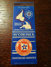 Vintage Matchcover: McCormick Steamship Company   77 picture
