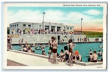 c1940s Kearney Pool Bathing Harmon Park Kearney Nebraska NE Unposted Postcard picture