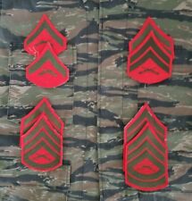 Four Pairs Of USMC  Rank Patches picture
