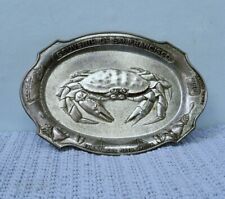 San Francisco Fisherman's Warf  Oval Souvenir Tray with Crab Motif ~ Japan picture