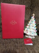 Lenox Treasured Traditions Christmas Lighted Tree Figurine White Beautiful picture