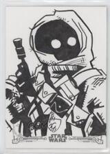 2018 Topps Star Wars Black and White Sketch Cards 1/1 Jeff Mallinson Sketch 13iq picture