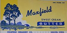 Vintage 80's Maxfield Creamery Sweet Cream Butter Box Unused picture