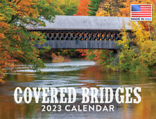 Covered Bridges 2023 Wall Calendar Large 18 Month Monthly Planner picture
