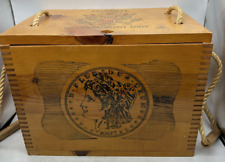 1887 Morgan Silver Dollar Wooden Crate Box US Government Mint Carson City Nevada picture