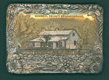 c1950 Gettysburg General George Meade's Union Headquarters Souvenir Metal Tray  picture