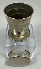 Vintage Fred Harvey Collapsible Metal Travel Cup FH Price 35 picture