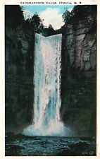 Postcard NY Ithaca New York Taughannock Falls 1931 White Border Vintage PC H7083 picture