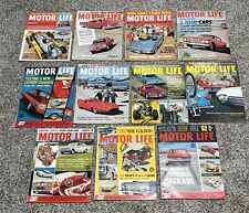 1961 - LOT of 11 Motor Life Magazines Automobile Cars Racing Stock Indy 500 picture