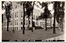 Real Photo Postcard Juneau County Court House in Mauston, Wisconsin picture