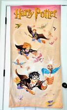 Vintage Harry Potter & the Sorcerer's Stone Beach Towel 55” X 27” Flying Keys picture