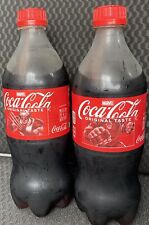 Coca-Cola  Marvel WOLVERINE/ JUGGERNAUT 20oz Bottles Unopened Collectors 2024 picture