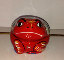 Multi Color Red FROG Trinket BOX picture