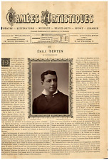 Vintage Print Goupil, Artistic Cameos, Émile Bertin (Comic Opera) picture