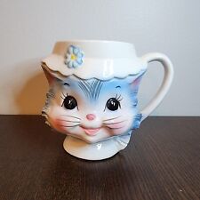 1950's Vintage Miss Priss Kitty Cat Cup Mug Lefton China 3553 4