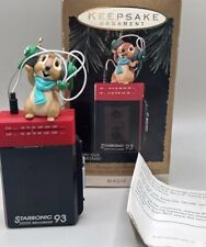 Hallmark Keepsake Squirrel Messages of Christmas Recorder Ornament Magic 1993 picture