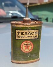 Rare 1920s Texaco Home Lubricant Oil Can Port Arthur  picture